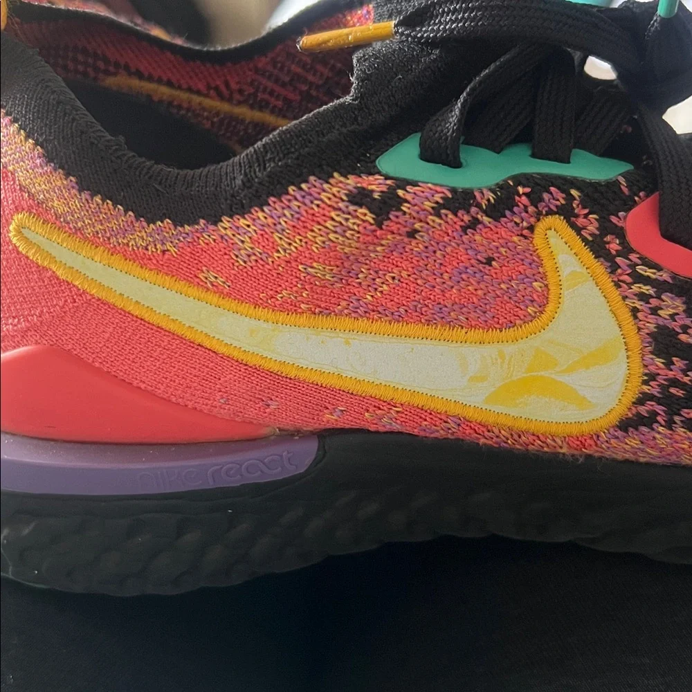 Nike React Black Knit‎ Colorful Sneakers